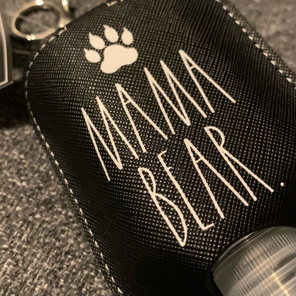 Rae Dunn Hand Sanitizer Holder & Travel Bottle - Mama Bear - Picture 2 of 3